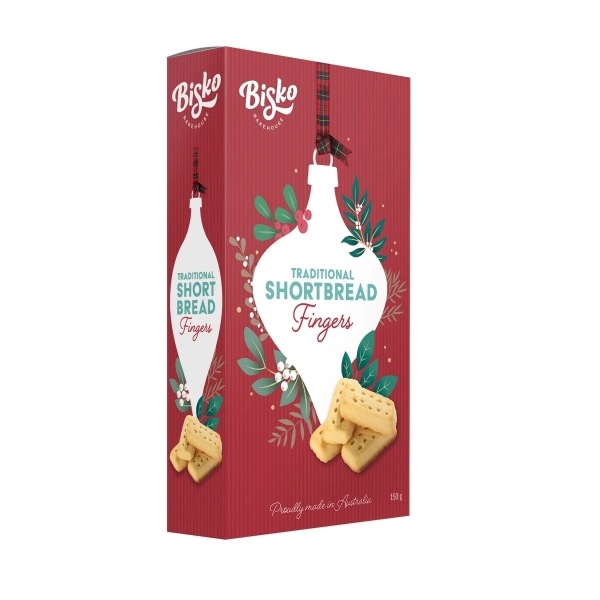 Bisko Butter Shortbread Fingers 150g