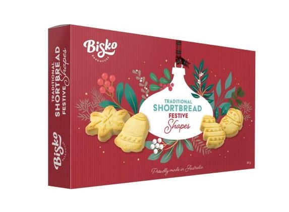 Bisko Shortbread Festive Shapes 300g