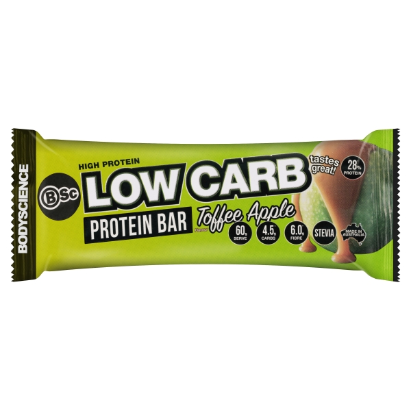 BSC High Protein Low Carb Protein Bar Toffee Apple 60g