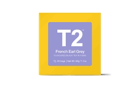 T2 Tea Bags French Earl Grey 25 Pack 50g