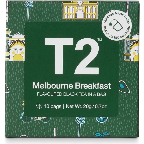 T2 Tea Bags Melbourne Breakfast 10 Pack