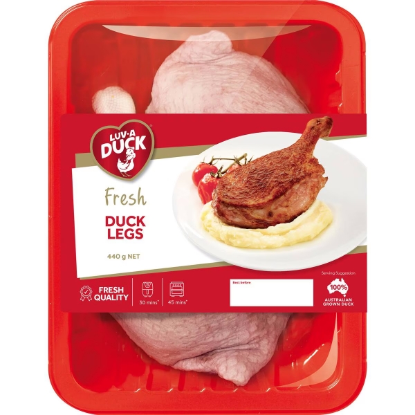 Luv A Duck Fresh Duck Legs 440g