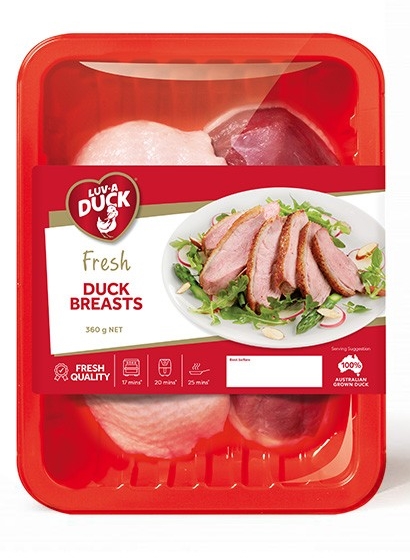 Luv A Duck Fresh Breast Fillet 360g