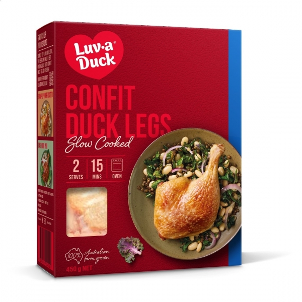 Luv A Duck Confit Duck Legs Slow Cooked 450g