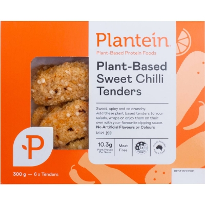 Plantein Plant Based Sweet Chilli Tenders 300g