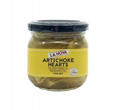 La Nova Artichoke Hearts Quartered & Marinated 170g