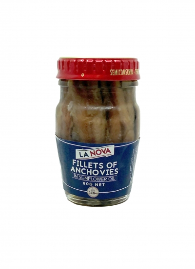 La Nova Anchovy Fillets 80g