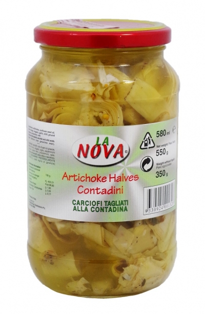 La Nova Artichoke Halves Contadini 580g