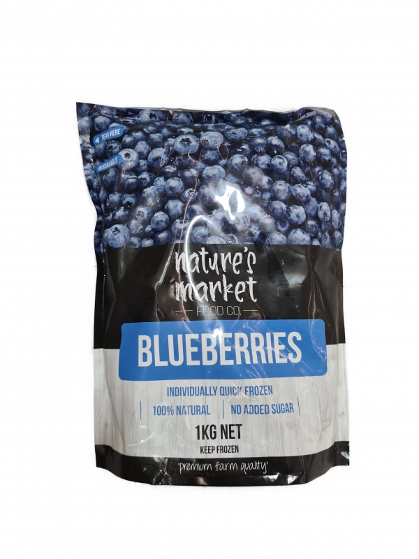 Nature's Market Frozen Blueberries 1kg