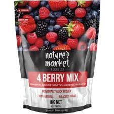 Natures Market Four Berry Mix 1kg