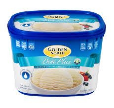 Golden North Ice Cream Diet Vanilla 2lt