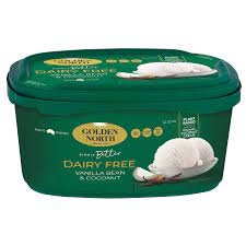 Golden North Dairy Free Ice Cream Vanilla Bean & Coconut 1.2lt