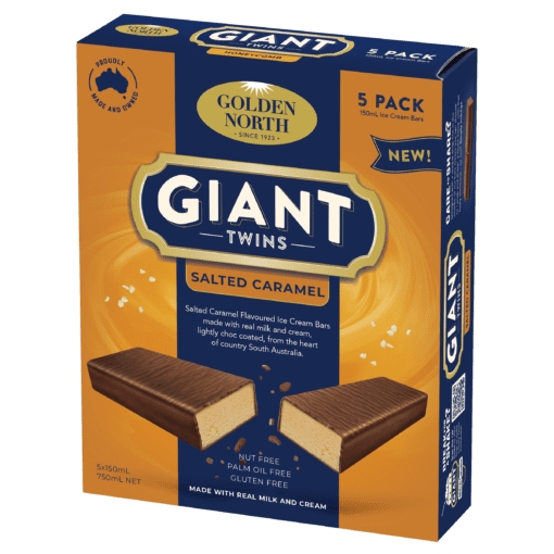 Golden North Giant Twins Salted Caramel 5 Pack 750ml