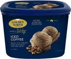 Golden North Ice Cream Simply Indulge Iced Coffee 2lt