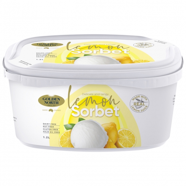 Golden North Sorbet Lemon 1.2lt