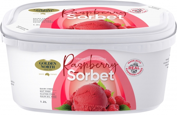 Golden North Sorbet Raspberry 1.2lt