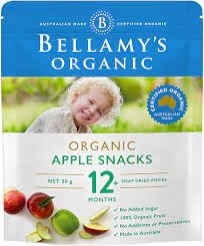 Bellamy's Organic Apple Snacks 12+ Months 20g