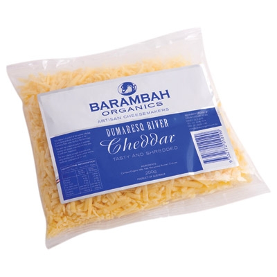 Barambah Tasty Cheddar Shredded 250g