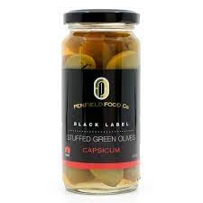 Penfield Green Olives Stuffed With Capsicum 240g