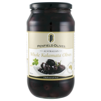 Penfield Olives Whole Kalamata Black Olives 750g