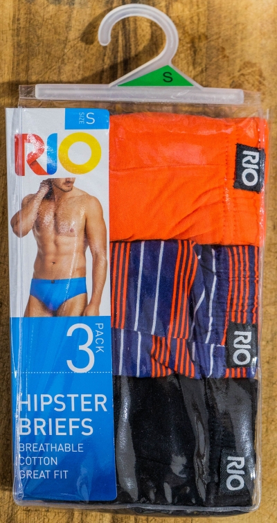 Rio 3 Days Mens Brief Size 75+ 3 Pack