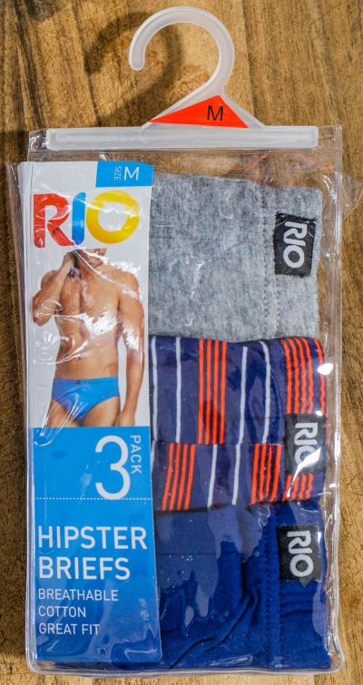 Rio Mens Hipster Brief Size 85+ 3 Pack