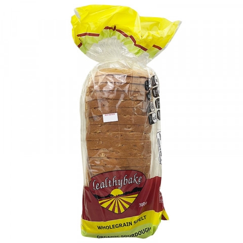 Healthybake Bread Organic Wholegrain Spelt Sourdough 700g