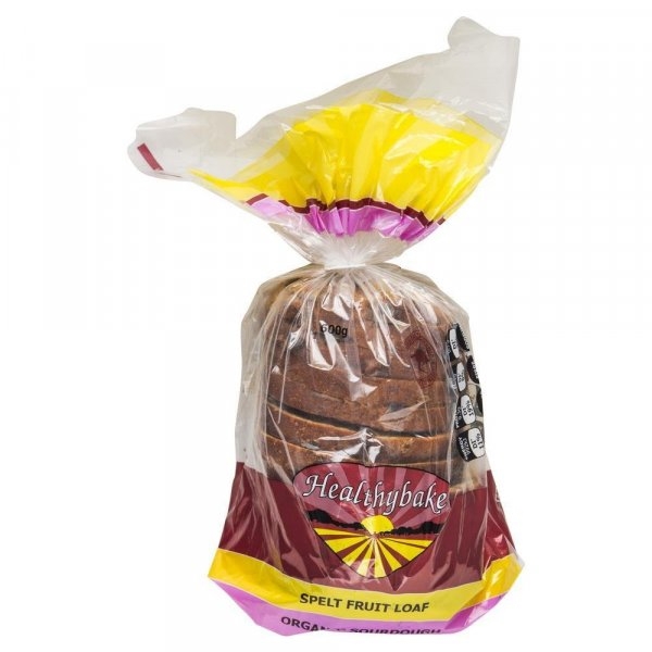 Healthybake Bread Organic Spelt Fruit Loaf 500g