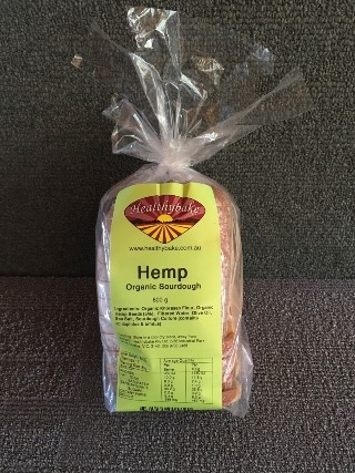 HealthyBake Organic Bread Hemp Sourdough 600g