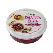 E Fresco Olives Kalamata Whole In Brine 185g