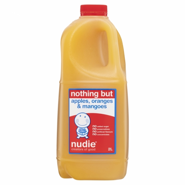 Nudie Nothing But Apples Oranges & Mangoes 2lt