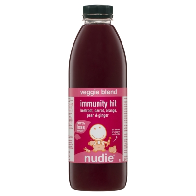 Nudie Veggie Blend Immunity Beetroo Carrot Orange Pear & Ginger 1lt