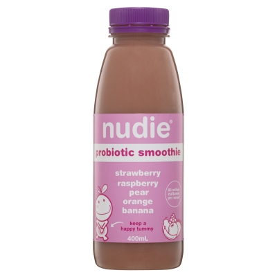 Nudie Probiotic Smoothie Strawberry 400ml