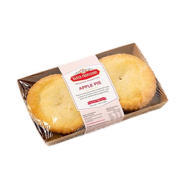 Baked Provisions Apple Pie 2 Pack 360g