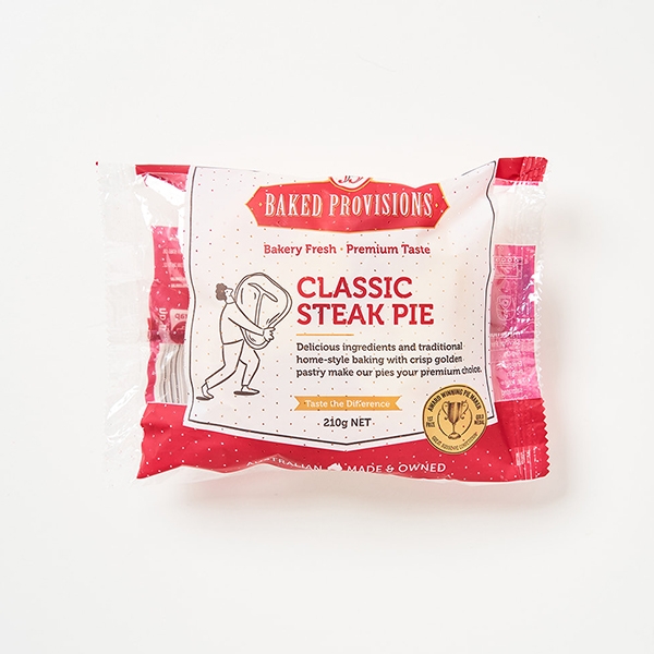 Baked Provisions Steak Pie 210g