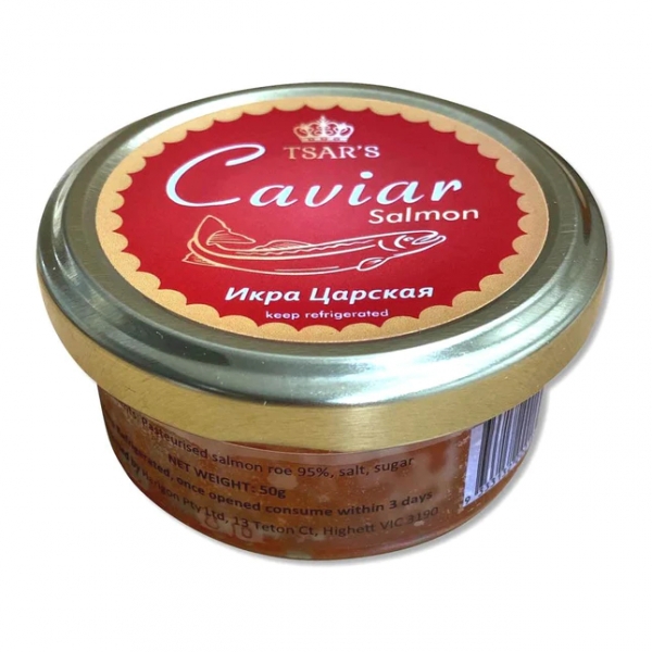 Tsar's Salmon Caviar Imported 50g