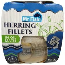 Mr Fishi Herring Fillets In Oil 650g