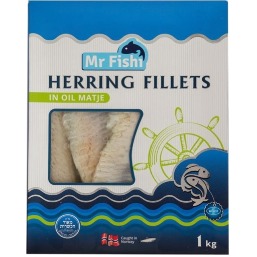 Mr Fishi Herring Fillets In Oil 1kg