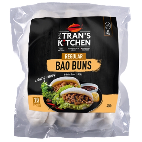 Mrs Tran's Kitchen Regular Bao Buns 10 Pack 400g