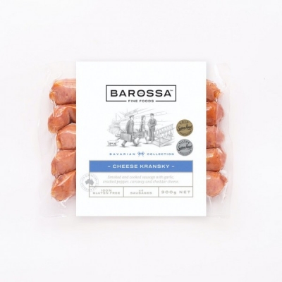 Barossa Fine Foods Cheese Kransky 300g