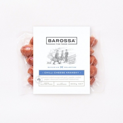 Barossa Fine Foods Chilli Cheese Kransky 300g