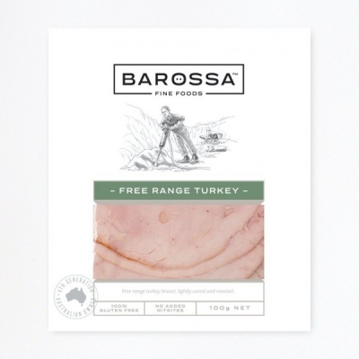 Barossa Fine Foods Free Range Smoked Turkey 100g