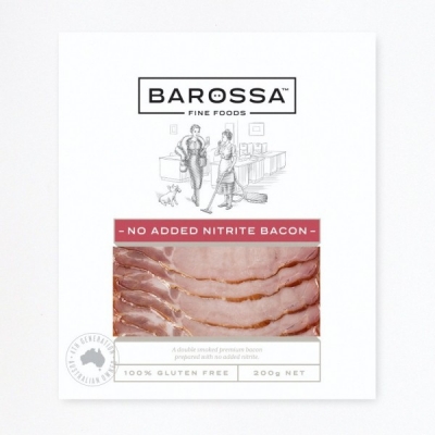 Barossa Fine Foods Bacon No Added Nitrate 200g