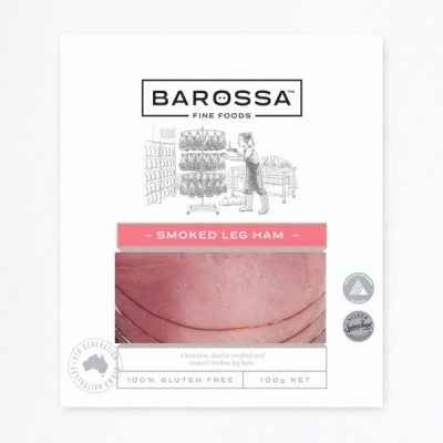 Barossa Fine Foods Ham Sliced 100g