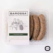 Barossa Fine Foods Sausages Chicken Basil 480g