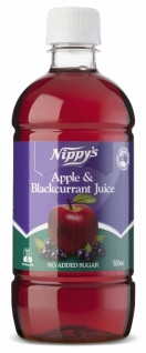 Nippy's Apple & Blackcurrant Unsweetened Juice 500ml