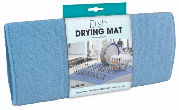 Dish Dry Mat Microfibre 38 x 50cm