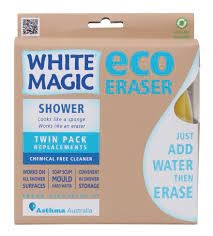 White Magic Eco Shower Eraser Replacement 2 Pack