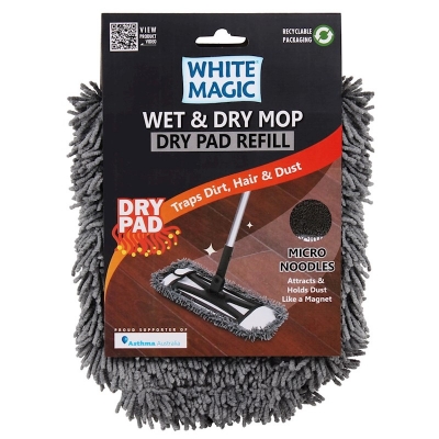 White Magic Wet & Dry Mop Dry Pad Refill