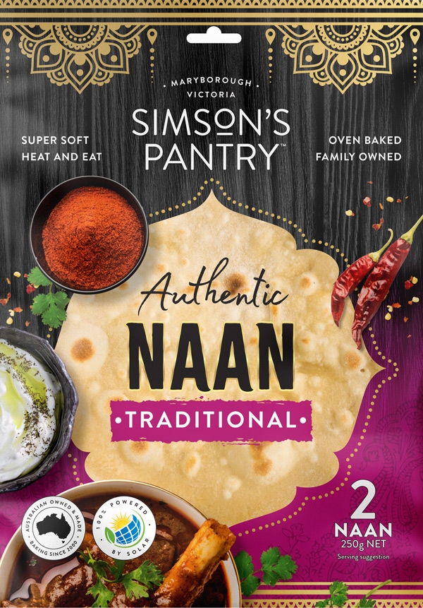 Simson's Pantry Naans Traditional 250g